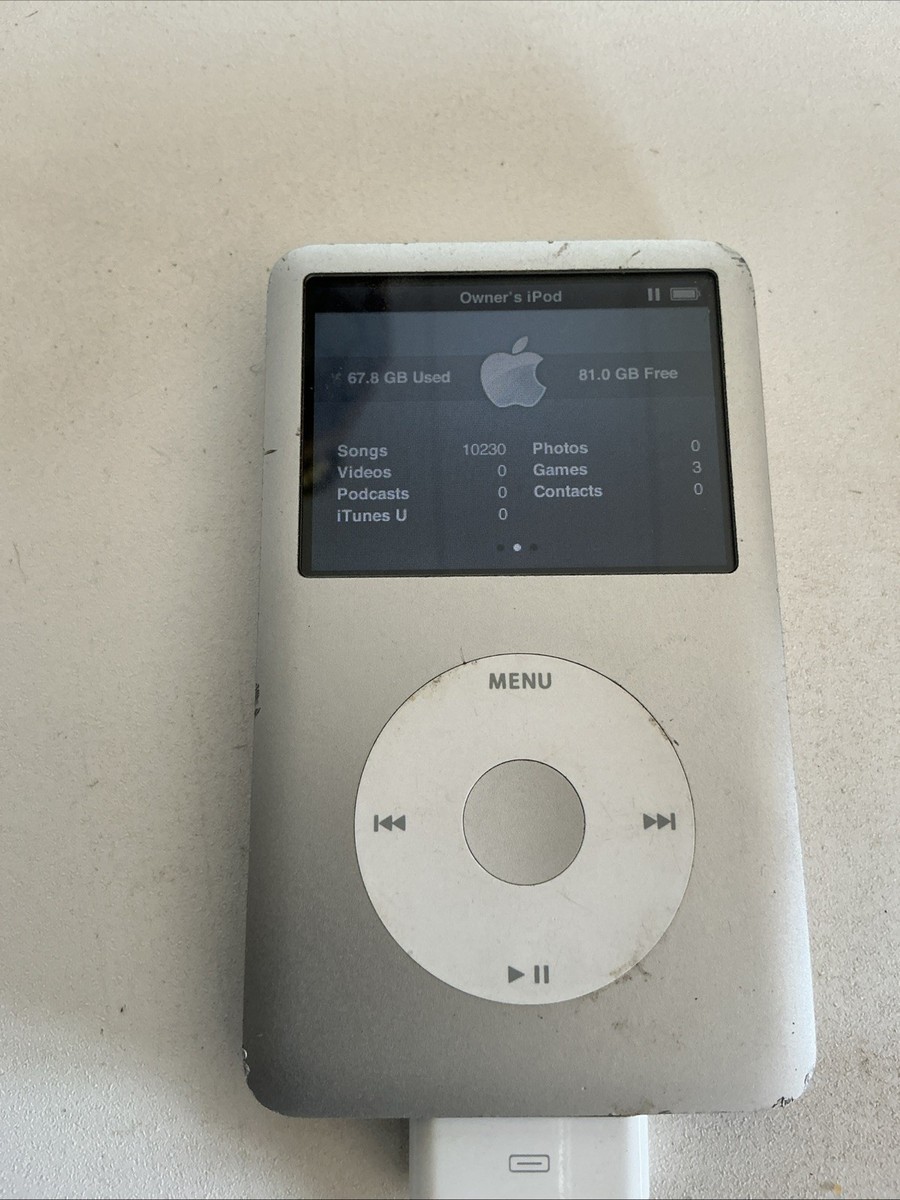 Apple iPod Classic 6th Gen (Late 2009) Silver - 160GB - Model