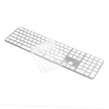 Keyboard Cover Skin for 2024 Magic Keyboard with Touch ID and Transparent