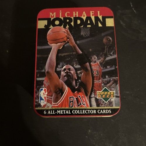 Sealed Collector Cards Tin 1996 Upper Deck Jordan Metal card