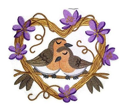 Nature Weaved in Threads, Amazing Birds Love Nest [European Robin Love Nest] [Cu