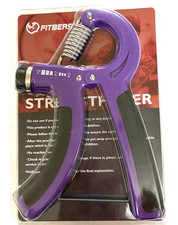 FitBeast Grip Strengthener Forearm Strengthener, Adjustable 10-132 lbs Purple