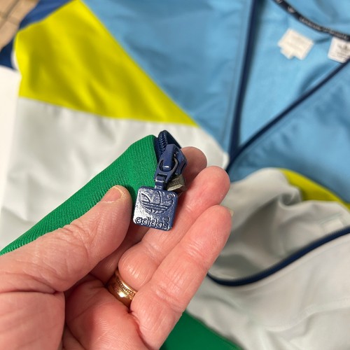 RARE Adidas Trefoil Track Jacket SAMPLE Multicolor 2009 Size 50 XL L - Picture 14 of 24