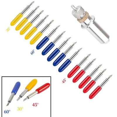 30° 45° 60° Cutting Schriftzug Klinge Für Schneideplotter Vinyl Cutter & Halter