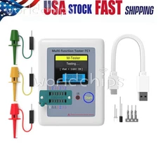 LCR-TC1 1.8" TFT LCD Transistor Tester Diode Triode Capacitor Resistor Meter U-S