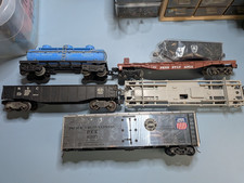 Lionel O Gauge Freight Car Lot PFE Reefer Tank Flat Lionel Lines Pennsy NYC
