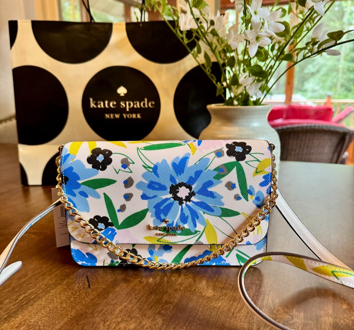 Kate Spade Madison Floral Festival Willow Mini Convertible