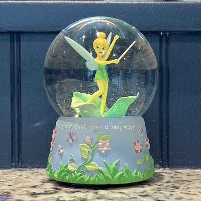 Enesco Disney Tinker Bell Musical Snow Globe ''Fur Elise'' 112438