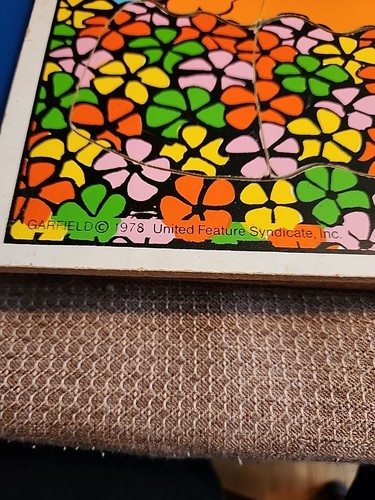 VINTAGE Garfield And Charlie Brown Wooden Tray Puzzles by Playskool - Picture 4 of 10