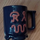 Frankoma navy blue king ranch pottery