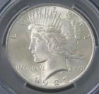 1923 Peace Dollar * CAC Graded MS64 * Beauitful Coin and Holder