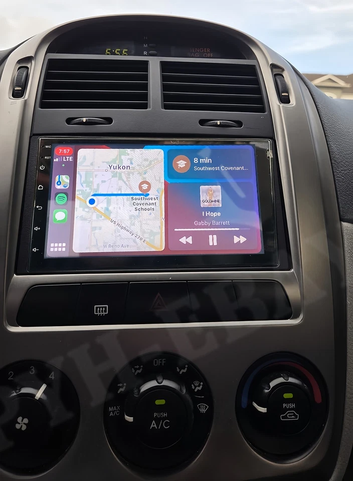 For 2005-2009 Kia Spectra 5 Android 13 Apple Carplay Car Stereo Radio GPS RDS FM Foto 3 de 4