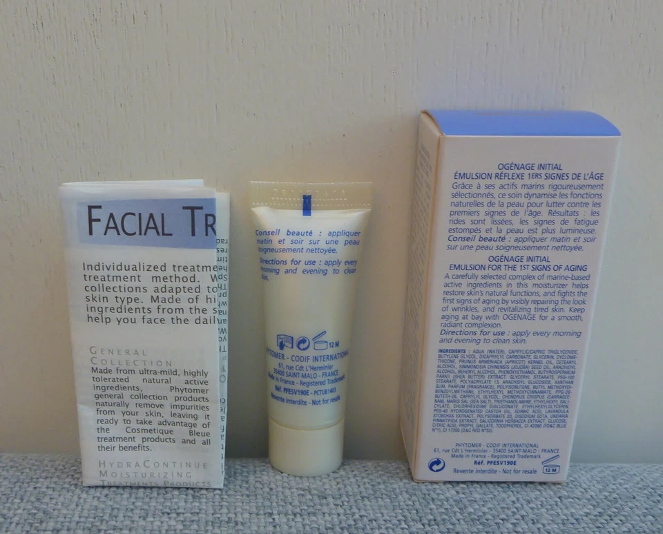 PHYTOMER Ogenage Initial Emulsion for the 1st Signs of Aging, 5ml, BrandNewInBox - Image 2 of 4