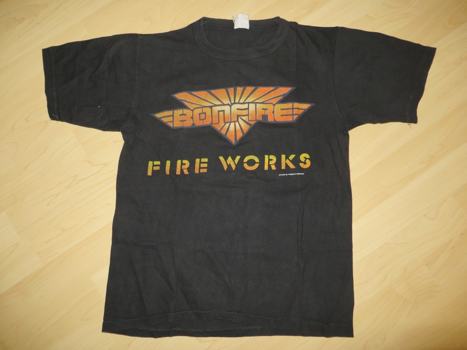 Bonfire 1988 Tour Shirt Vintage Hard Rock (n Metal Gotthard Axel Rudi