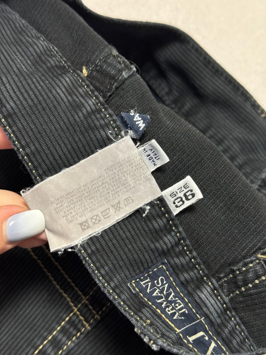 90s〜 ARMANI JEANS archive y2k 短丈 変形 希少 Vintage Men's