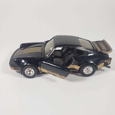 Porsche 930 Turbo Black Gold Eidai Grip 1/28 Scale Diecast Model