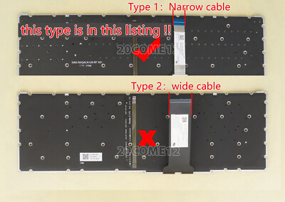 for Acer Nitro AN515-55 AN517-52 AN515-44 Keyboard Red Backlit