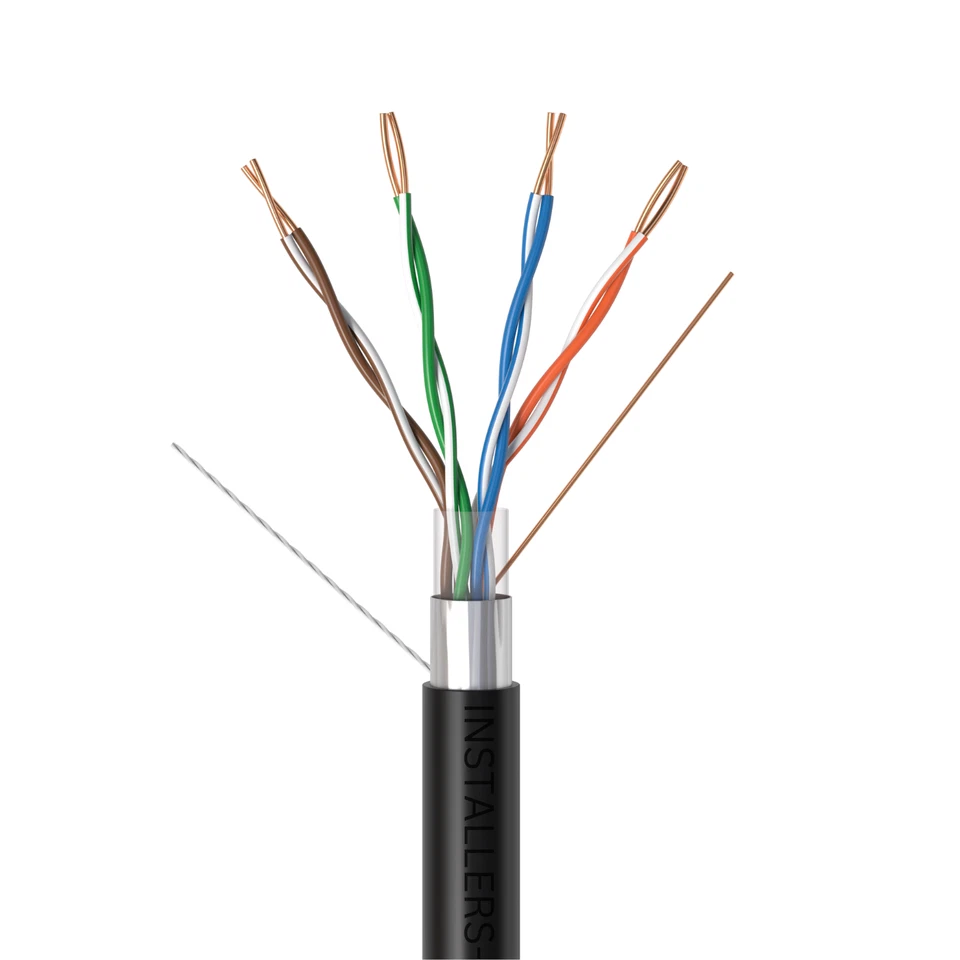Cat5e 1000FT Outdoor Shielded FTP Ethernet Cable - UV Resistant, Direct Burial - Image 4 of 4