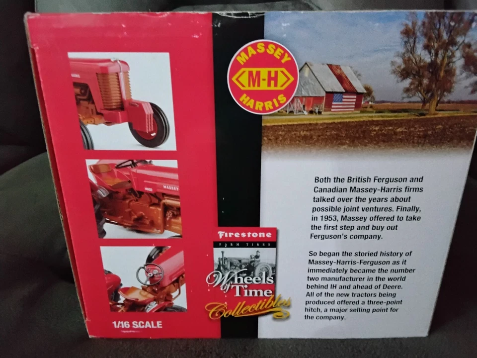 SpecCast Coleccionables Massey Altamente Detallado - Harris MH50 y Accesorio de Arado Foto 4 de 4