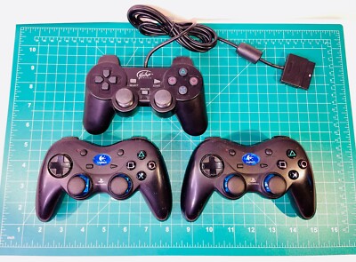 Logitech G-X2D11 PS2 Wireless Cordless Action Controller No Dongles Lot of 3