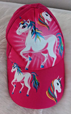 Girl's Baseball Cap With Unicorn Print