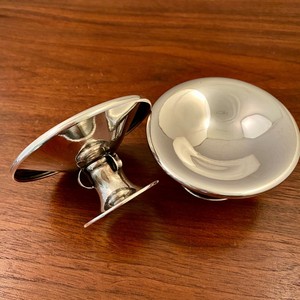 (2) CARL POUL PETERSEN STERLING SILVER JENSEN STYLE CANDLESTICKS - NO MONOGRAM