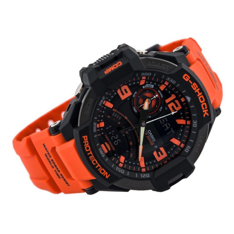 【美品】CASIO G-SHOCK SKY COCKPIT GA-1000-4A CASIO GA-1000-4A G-SHOCK SKY COCKPIT Quartz Orange&Black