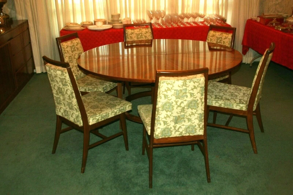 Juego de 6 sillas de comedor modernas danesas de mediados de siglo de palisandro años 60 gama alta Foto 4 de 4