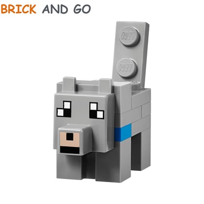 lego minecraft wolf
