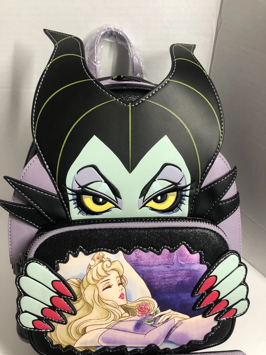  Loungefly Disney Villains Scenes Maleficent Sleeping Beauty Zip  Around Wallet : Clothing, Shoes & Jewelry