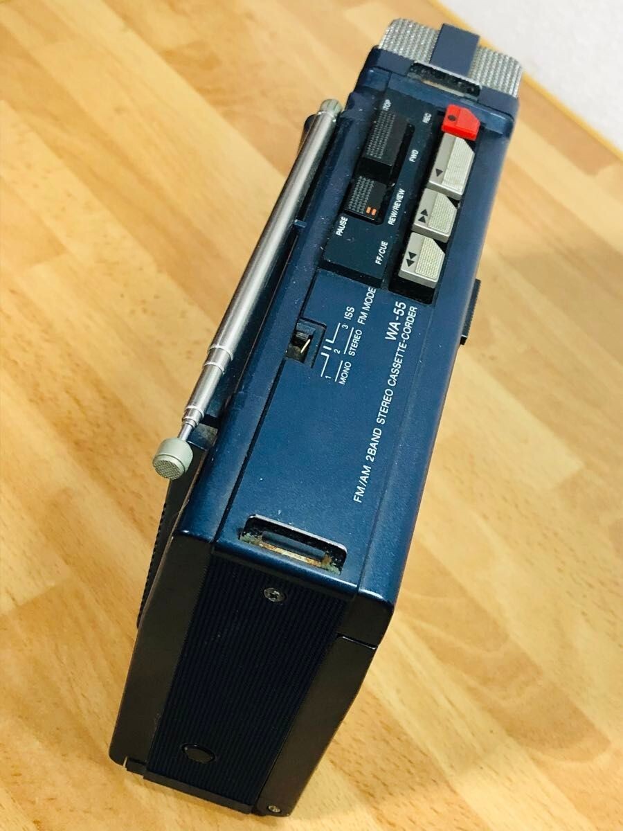 Sony Wa-55 Portable Cassette Player Walkman Vintage Audio Am/Fm