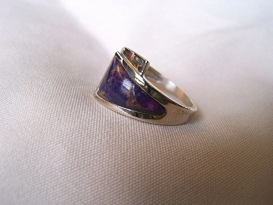 DTR Jay King SS 925 Charoite Talla 10 ¡HERMOSO y Nuevo Con Etiquetas! Foto 3 de 4