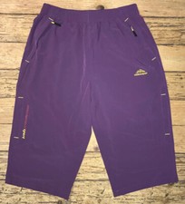 Tacvasen Men  s 3/4 Capri Hiking Cargo Shorts Purple Size 33 NWT