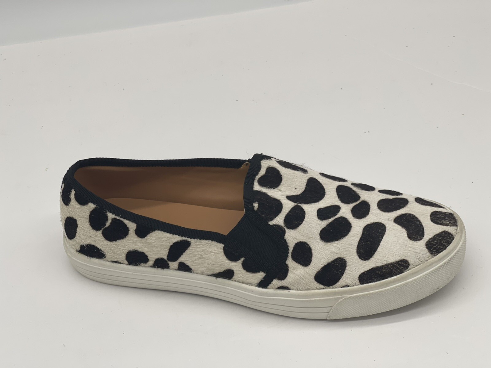 J. Crew CALF HAIR ANIMAL PRINT SLIP-ON SHOES Sneakers SIZE 6 M | eBay