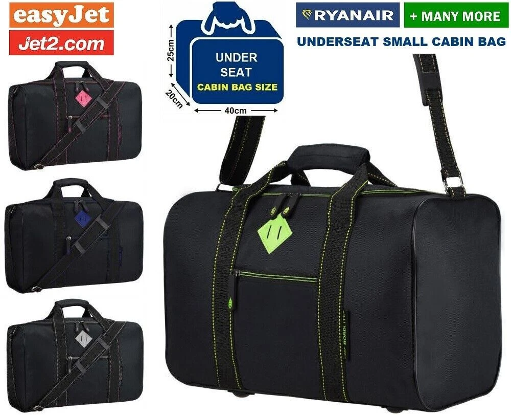 Ryanair EasyJet 40x20x25 Under Seat Cabin Bag Approved Hand Luggage Flight  Case