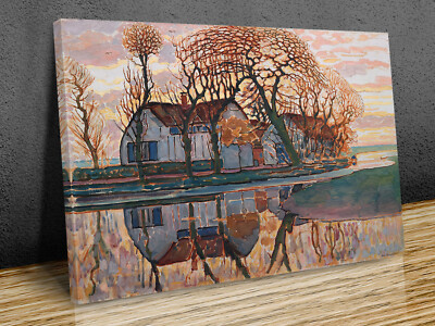 Piet Mondrian  Farm near Duivendrecht canvas print art wall framed or print only