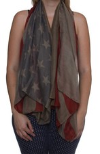 American Flag USA Flag Scarf, Army Green
