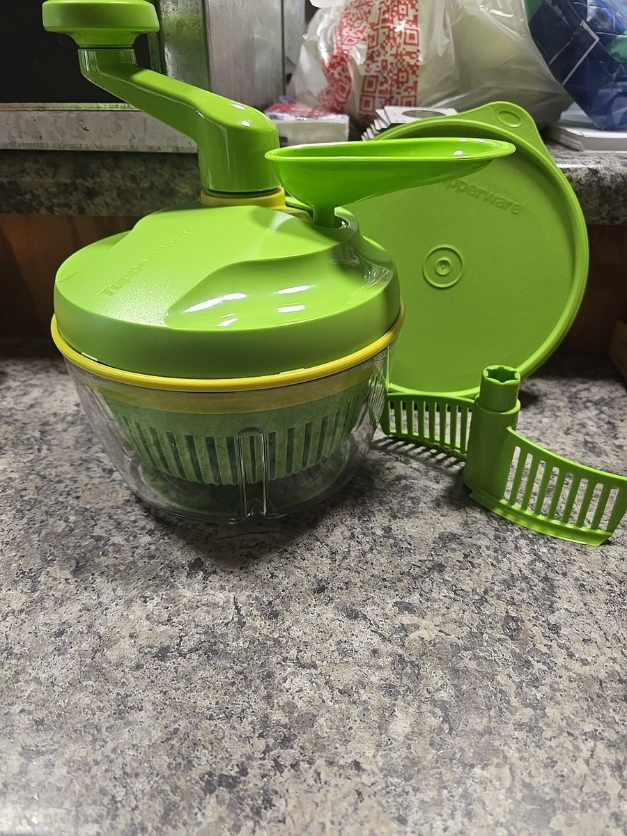 Tupperware Quick Chef Pro System Manual Food Processor #5578A Lime