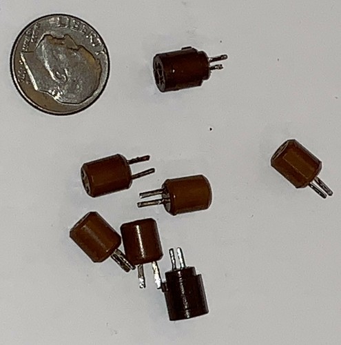 Socket - Vintage 5876/5675/4042 Microwave Pencil Triode Tube Filament Socket