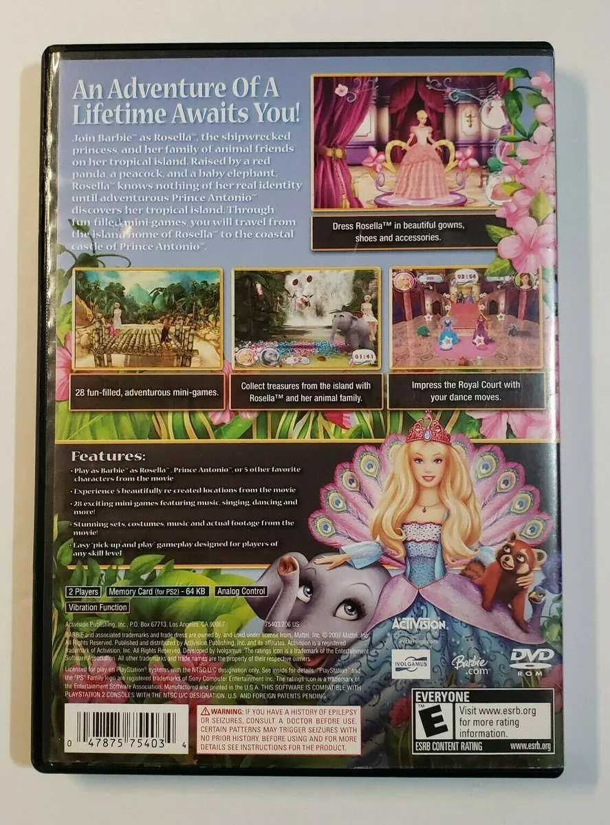 Preços baixos em Barbie videogames Sony PlayStation 2 com manual