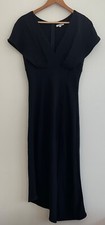 Women's Tussah Size 10 Black Lined Dress Polyester