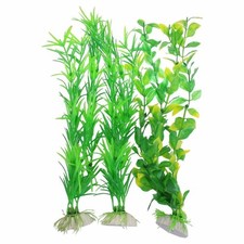3-Piece Aquarium Decor Fish Tank Decoration Ornament Artificial 9.8-Inch Tall