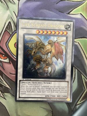EXVC-DE038 Lebensstromdrache Ultimate Rare 1. Auflage NM Yugioh Karte