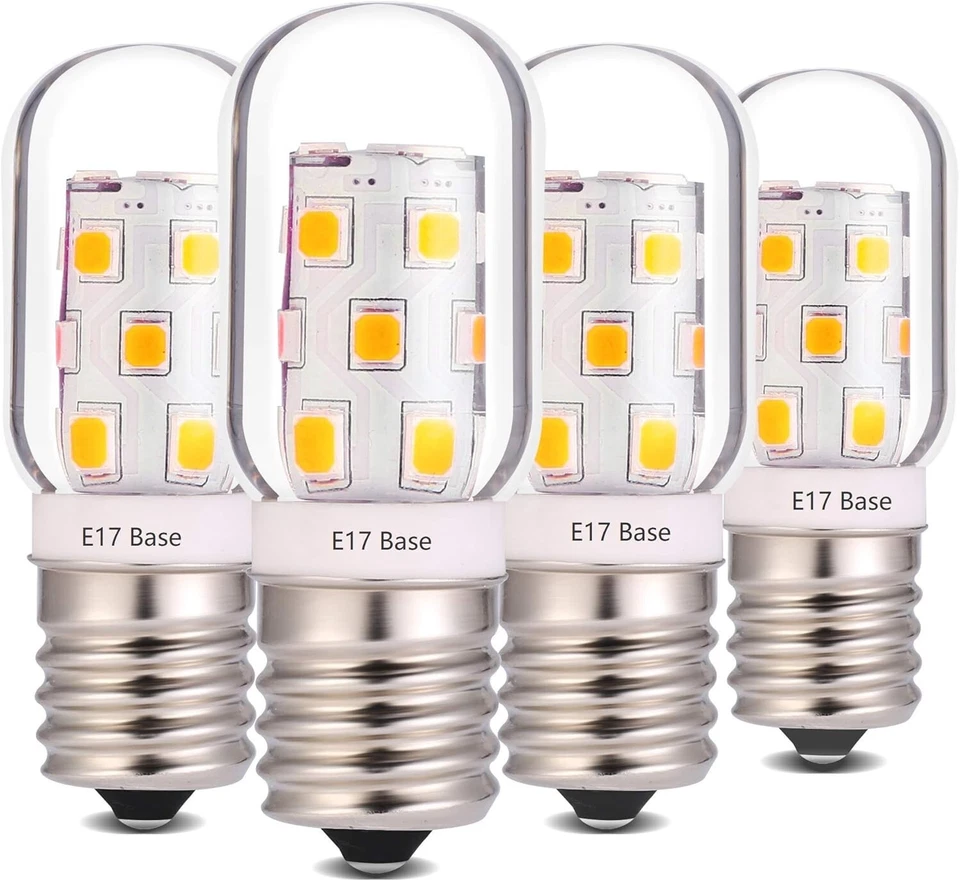 Energy-Efficient E17 Intermediate Base LED Bulbs - 3W 360lm Dimmable Warm White - Image 3 of 4