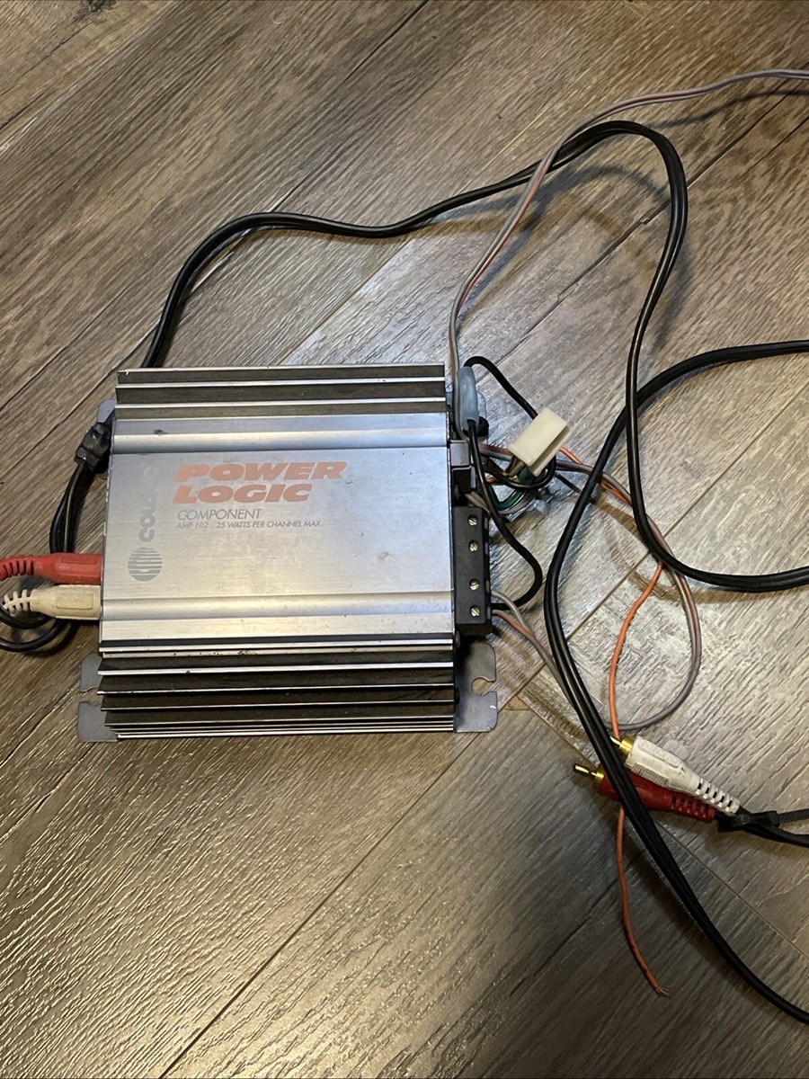 Old School Coustic Power Logic AMP 102 Amplifier Untested Storage