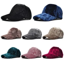 Velvet Baseball Cap Solid Color for Sun for Protection Outdoor Sports for Snapba