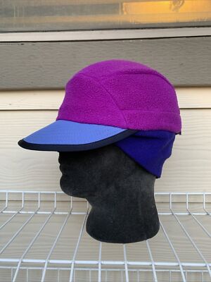 Patagonia Duckbill Fleece Cap Hat MEDIUM Ear Cover Adjustable
