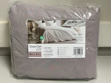 ClevaHome 6-Piece Queen Size Sheet-Thistle Purple