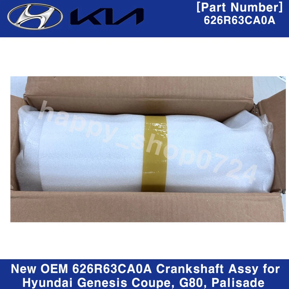 Nuevo conjunto de cigüeñal OEM 626R63CA0A para Hyundai Genesis Coupé, G80, Palisade Foto 3 de 4