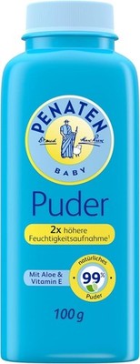 Penaten natürliches Baby Puder mit Aloe & VitaminE(1x 100g)- Schützt e