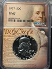 1957 Franklin Half Dollar NGC PF67
